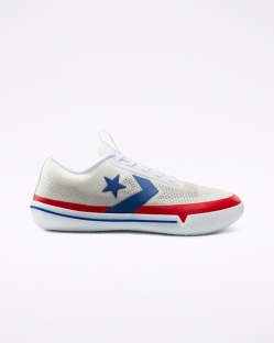 Converse All Star Pro BB City Pack Férfi Rövidszárú Fehér/Piros/Kék | MDUSWIG-HU